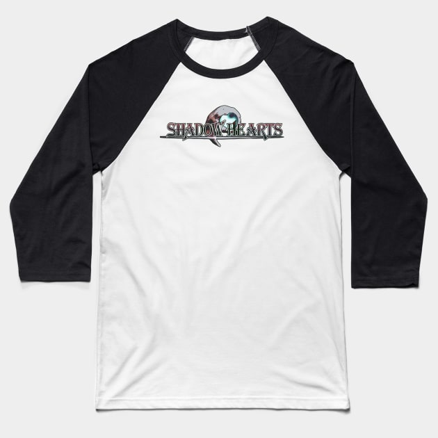 Shadow Hearts Logo Baseball T-Shirt by ContinentZer0